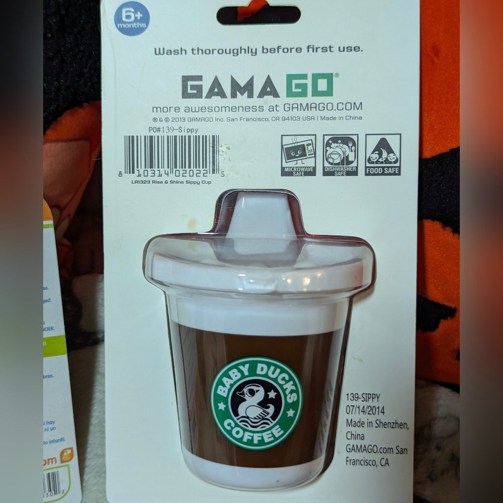 Gama Go Rise & Shine Sippy Cup, Vampire Pacifier And Raspberry Pacifier Bundle - Picture 10 of 12